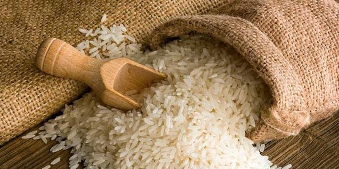 granos de arroz para bajar de peso